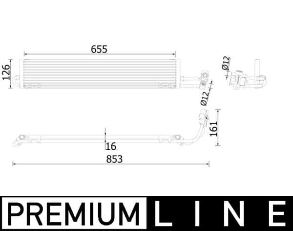 Eļļas radiators, Automātiskā pārnesumkārba MAHLE CLC 234 000P 1