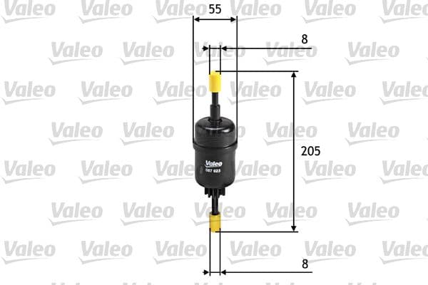 Degvielas filtrs VALEO 587023 1