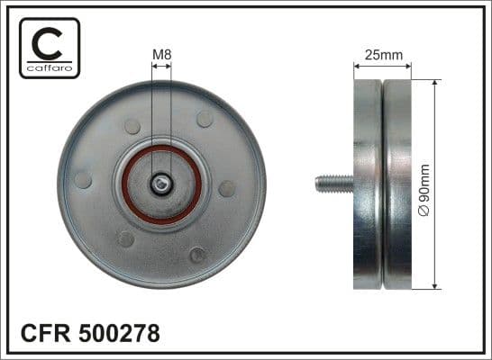 Parazīt-/Vadrullītis, Ķīļrievu siksna CAFFARO 500278 1