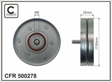 Parazīt-/Vadrullītis, Ķīļrievu siksna CAFFARO 500278 1