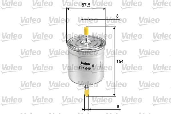 Degvielas filtrs VALEO 587040 1