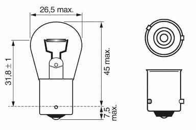 Kvēlspuldze BOSCH 1 987 302 213 6