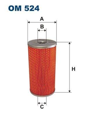 Eļļas filtrs FILTRON OM 524 1