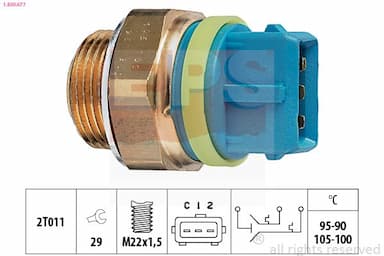 Termoslēdzis, Radiatora ventilators EPS 1.850.677 1