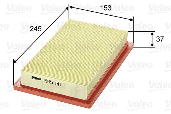 Gaisa filtrs VALEO 585141 1