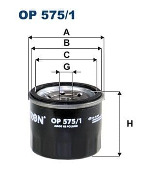 Eļļas filtrs FILTRON OP 575/1 1