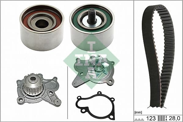 Ūdenssūknis + Zobsiksnas komplekts Schaeffler INA 530 0502 31 1