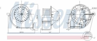 Salona ventilators NISSENS 87802 6