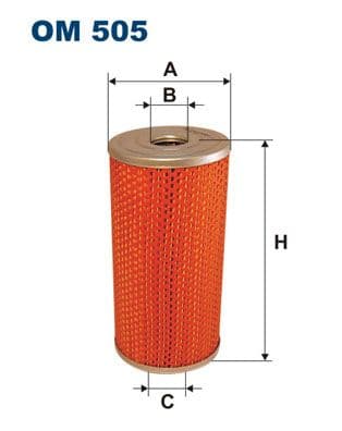 Eļļas filtrs FILTRON OM 505 1