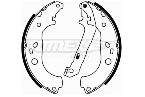 Bremžu loku komplekts TOMEX Brakes TX 21-95 1