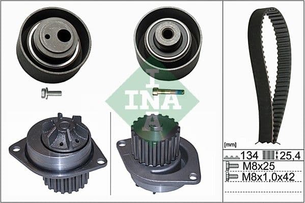 Ūdenssūknis + Zobsiksnas komplekts Schaeffler INA 530 0055 30 1