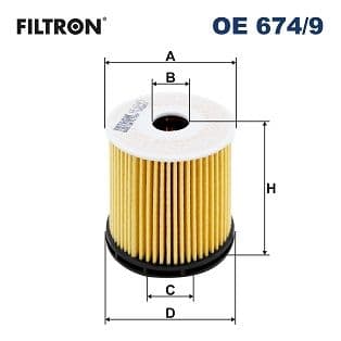 Eļļas filtrs FILTRON OE 674/9 1