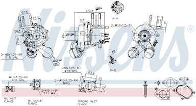 Kompresors, Turbopūte NISSENS 93042 6