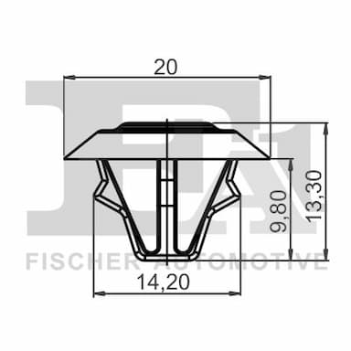 Moldings/aizsarguzlika FA1 14-10005.5 2