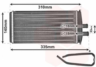 Siltummainis, Salona apsilde VAN WEZEL 76006016 1