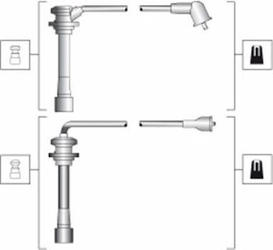 Augstsprieguma vadu komplekts MAGNETI MARELLI 941318111278 1