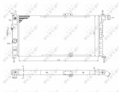 Radiators, Motora dzesēšanas sistēma NRF 52019 5