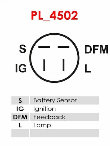 Ģeneratora sprieguma regulators AS-PL ARE6006 4