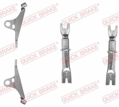 Regulatora komplekts, Trumuļu bremzes QUICK BRAKE 108 53 012 1