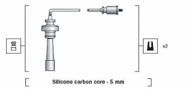 Augstsprieguma vadu komplekts MAGNETI MARELLI 941318111192 2