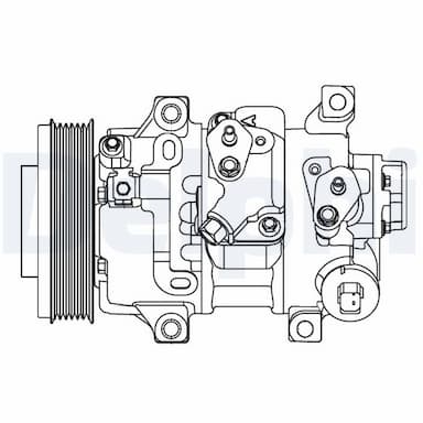 Kompresors, Gaisa kond. sistēma DELPHI CS20478 1