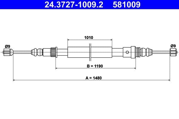 Trose, Stāvbremžu sistēma ATE 24.3727-1009.2 1