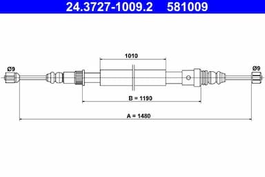 Trose, Stāvbremžu sistēma ATE 24.3727-1009.2 1