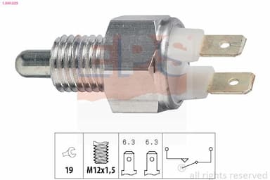 Slēdzis, Atpakaļgaitas signāla lukturis EPS 1.860.029 1