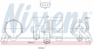 Ūdens sūknis NISSENS 831073 6