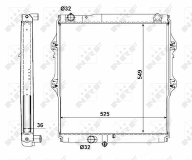 Radiators, Motora dzesēšanas sistēma NRF 56152 1