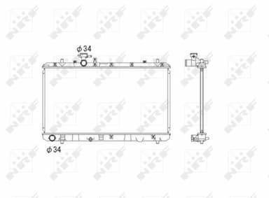 Radiators, Motora dzesēšanas sistēma NRF 53581 1