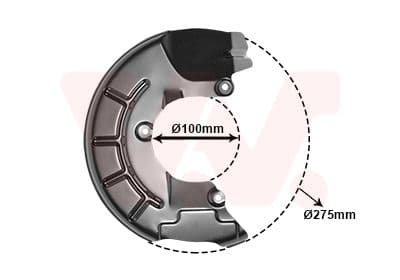 Dubļu sargs, Bremžu disks VAN WEZEL 5829372 1