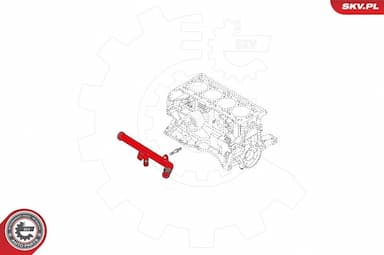 Radiatora cauruļvads ESEN SKV 43SKV748 4