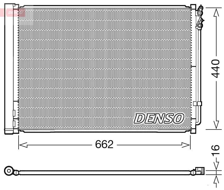 Kondensators, Gaisa kond. sistēma DENSO DCN05032 1