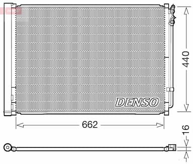 Kondensators, Gaisa kond. sistēma DENSO DCN05032 1