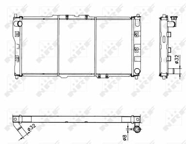 Radiators, Motora dzesēšanas sistēma NRF 52017 5