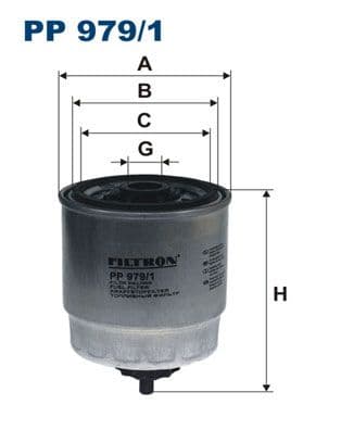 Degvielas filtrs FILTRON PP 979/1 1