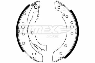 Bremžu loku komplekts TOMEX Brakes TX 21-27 1