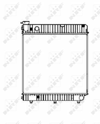 Radiators, Motora dzesēšanas sistēma NRF 507665 4