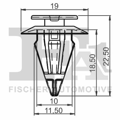 Moldings/aizsarguzlika FA1 14-40017.10 2