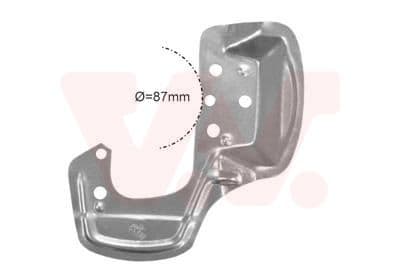 Dubļu sargs, Bremžu disks VAN WEZEL 3776371 1