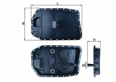 Eļļas vācele, Automātiskā pārnesumkārba KNECHT HX 154 1