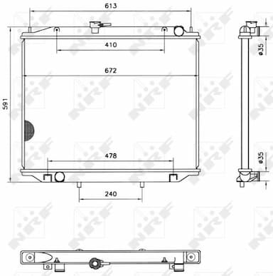 Radiators, Motora dzesēšanas sistēma NRF 52082 5