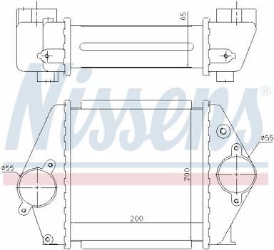 Starpdzesētājs NISSENS 96570 6