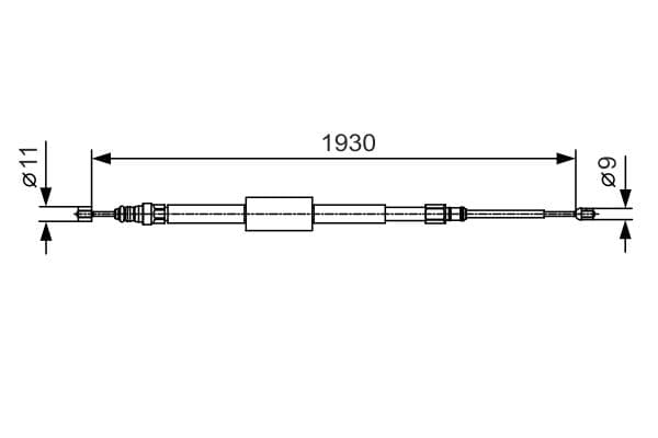 Trose, Stāvbremžu sistēma BOSCH 1 987 482 011 1