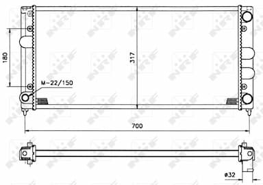 Radiators, Motora dzesēšanas sistēma NRF 509506 5