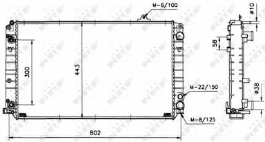 Radiators, Motora dzesēšanas sistēma NRF 51587 5