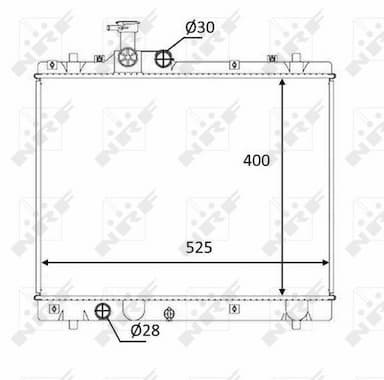 Radiators, Motora dzesēšanas sistēma NRF 58397 1