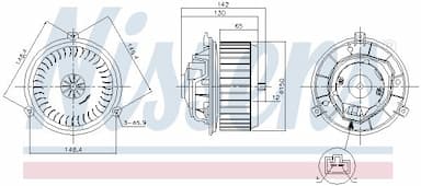 Salona ventilators NISSENS 87249 5