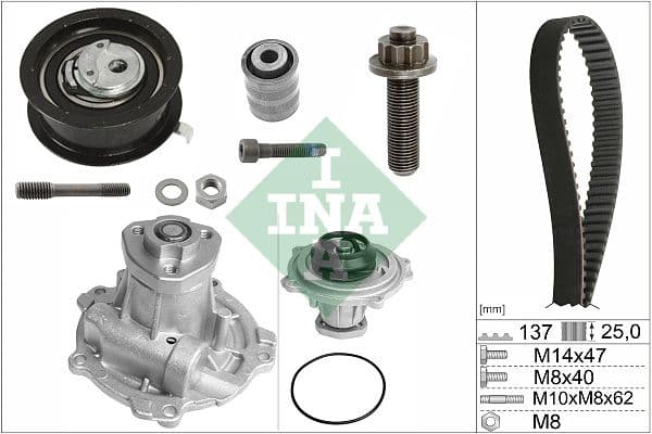 Ūdenssūknis + Zobsiksnas komplekts Schaeffler INA 530 0377 31 1